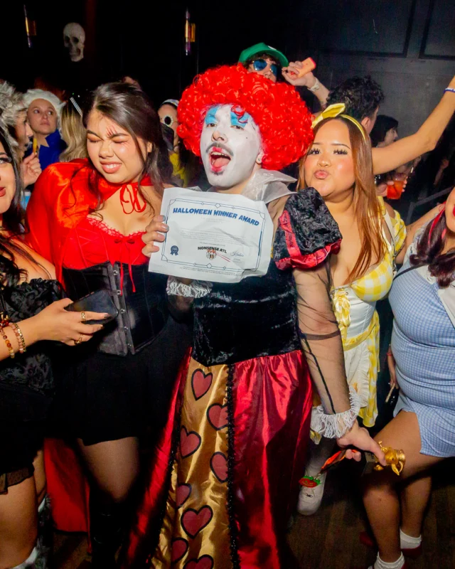 Hot Mess Halloween 2025 - Kimber was the DJ - Photo by @hellacurious
