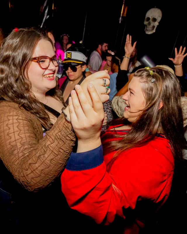Hot Mess Halloween 2025 - Kimber was the DJ - Photo by @hellacurious