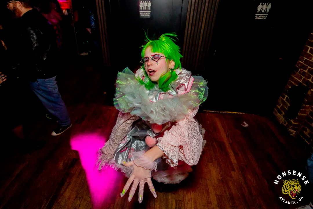 Hot Mess Halloween 2025 - Kimber was the DJ - Photo by @hellacurious