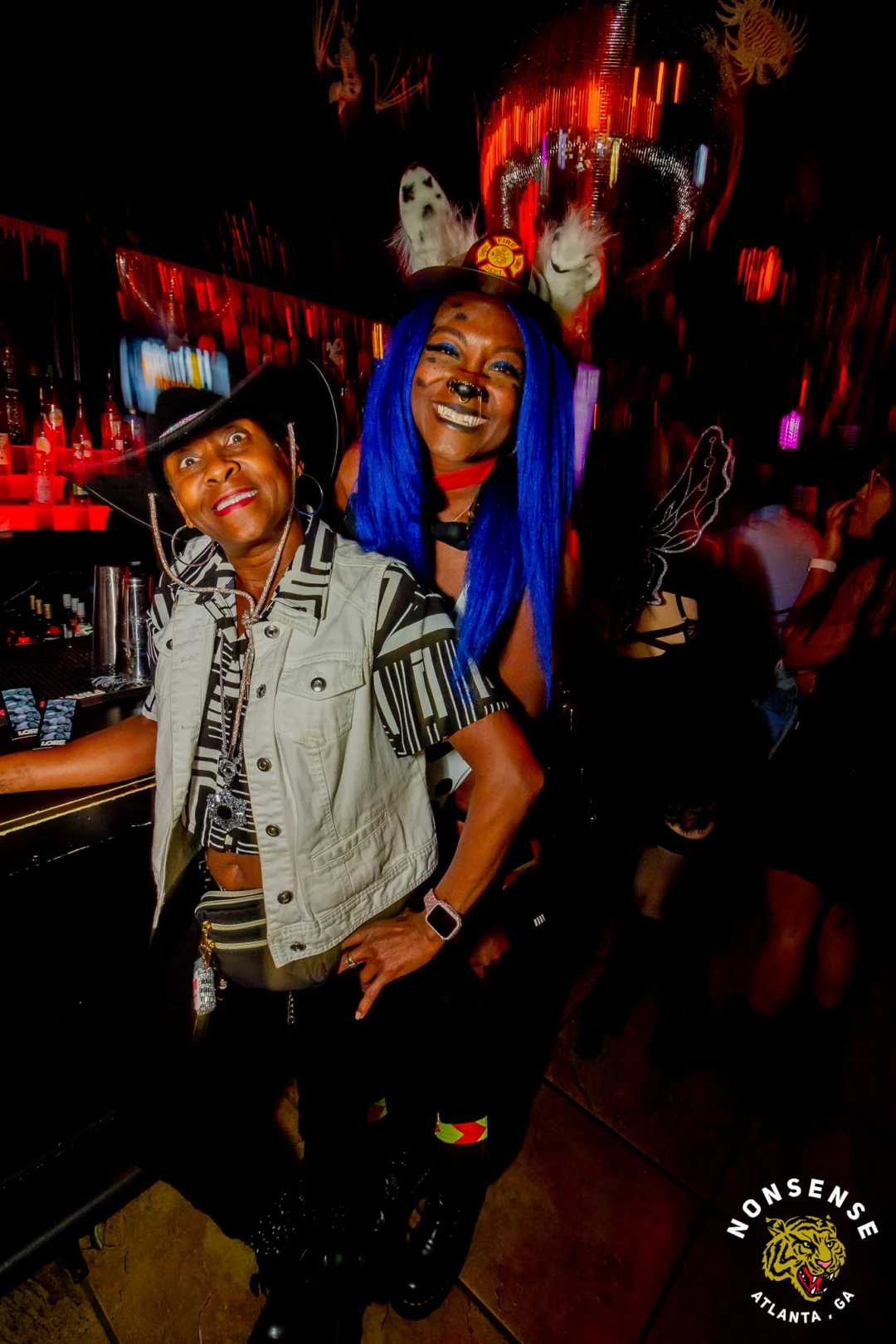 Hot Mess Halloween 2025 - Kimber was the DJ - Photo by @hellacurious