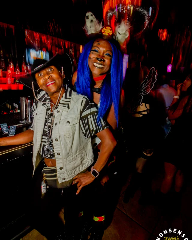 Hot Mess Halloween 2025 - Kimber was the DJ - Photo by @hellacurious