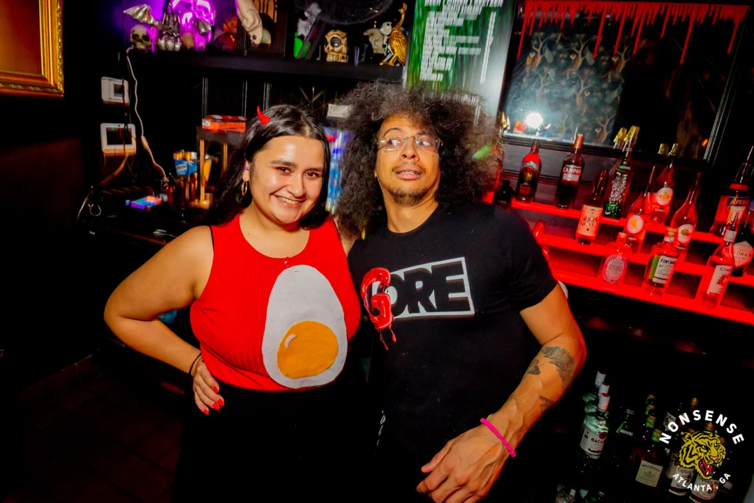 Hot Mess Halloween 2025 - Kimber was the DJ - Photo by @hellacurious
