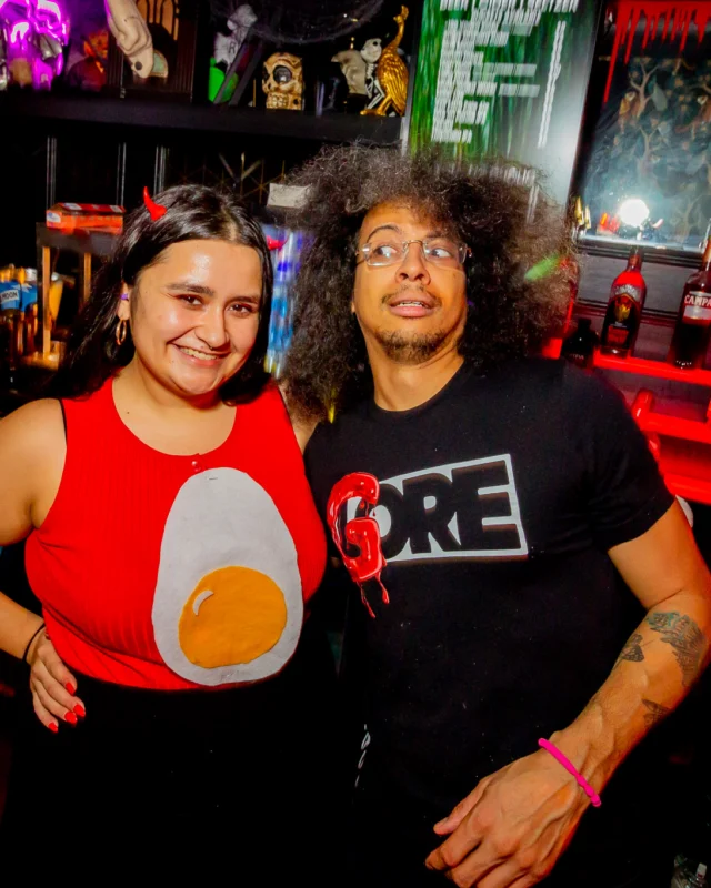 Hot Mess Halloween 2025 - Kimber was the DJ - Photo by @hellacurious