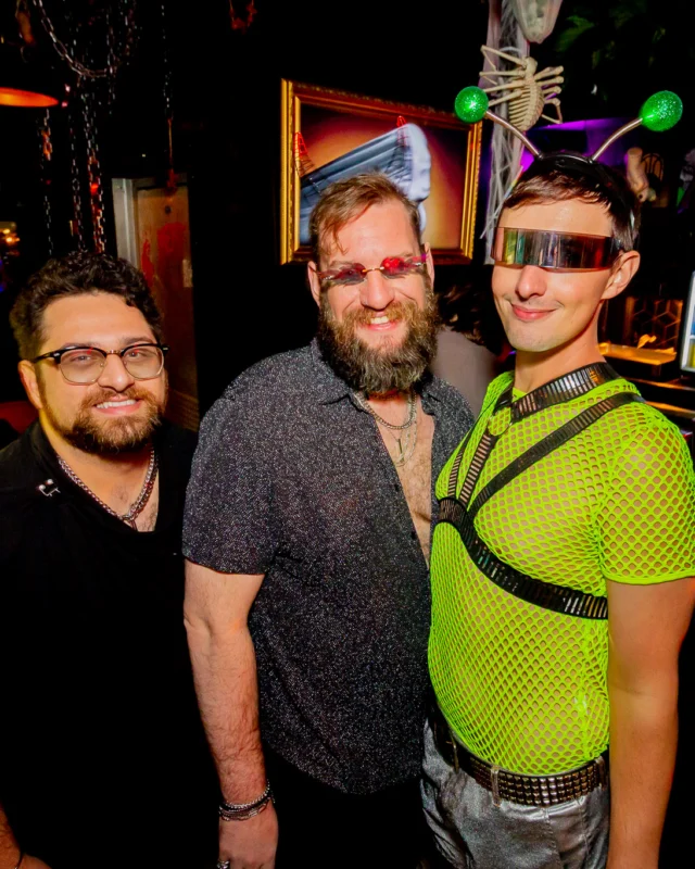 Hot Mess Halloween 2025 - Kimber was the DJ - Photo by @hellacurious