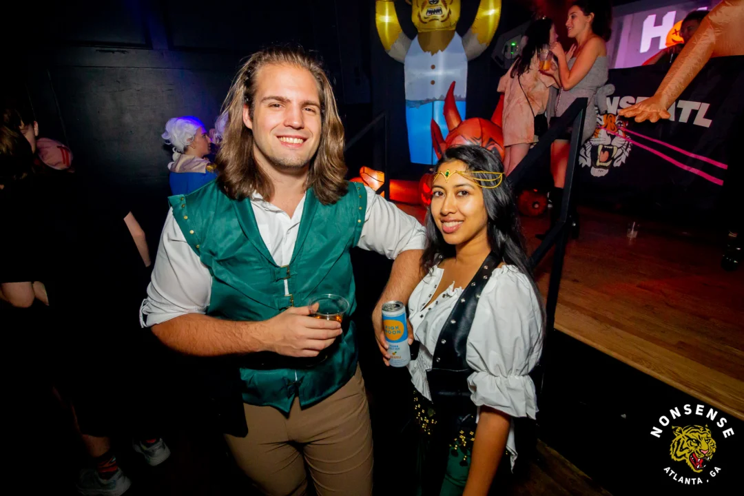Hot Mess Halloween 2025 - Kimber was the DJ - Photo by @hellacurious