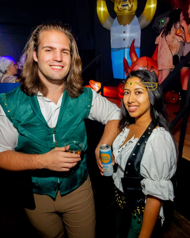 Hot Mess Halloween 2025 - Kimber was the DJ - Photo by @hellacurious