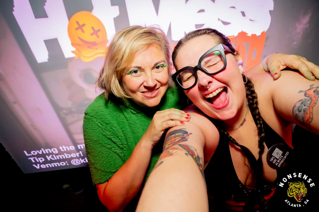 Hot Mess Halloween 2025 - Kimber was the DJ - Photo by @hellacurious