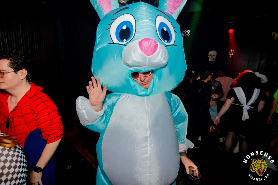 Hot Mess Halloween 2025 - Kimber was the DJ - Photo by @hellacurious