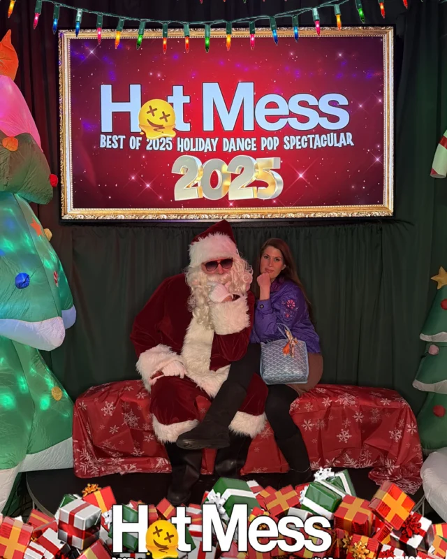 Hot Mess Best of 2025 Holiday Dance Pop Spectacular Santa Photos! Photo by The Grumpy Elf. LORE - December 6, 2025.