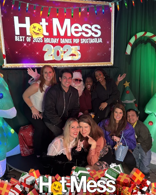 Hot Mess Best of 2025 Holiday Dance Pop Spectacular Santa Photos! Photo by The Grumpy Elf. LORE - December 6, 2025.