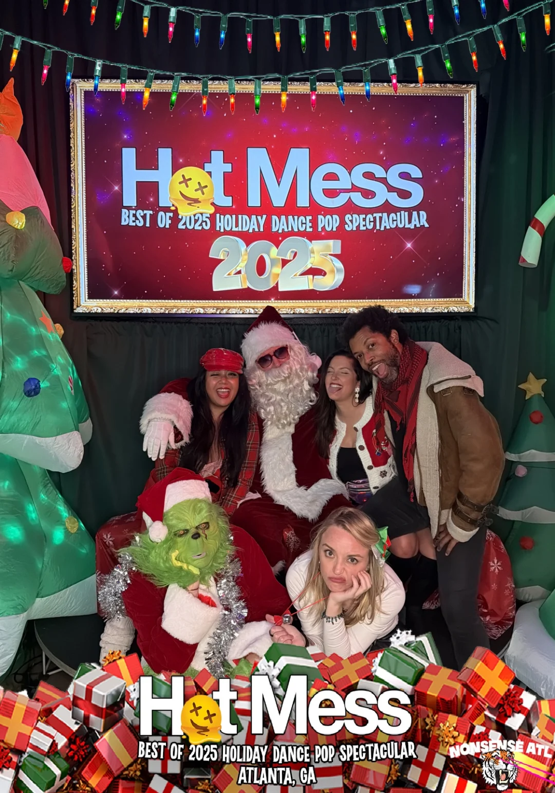 Hot Mess Best of 2025 Holiday Dance Pop Spectacular Santa Photos! Photo by The Grumpy Elf. LORE - December 6, 2025.