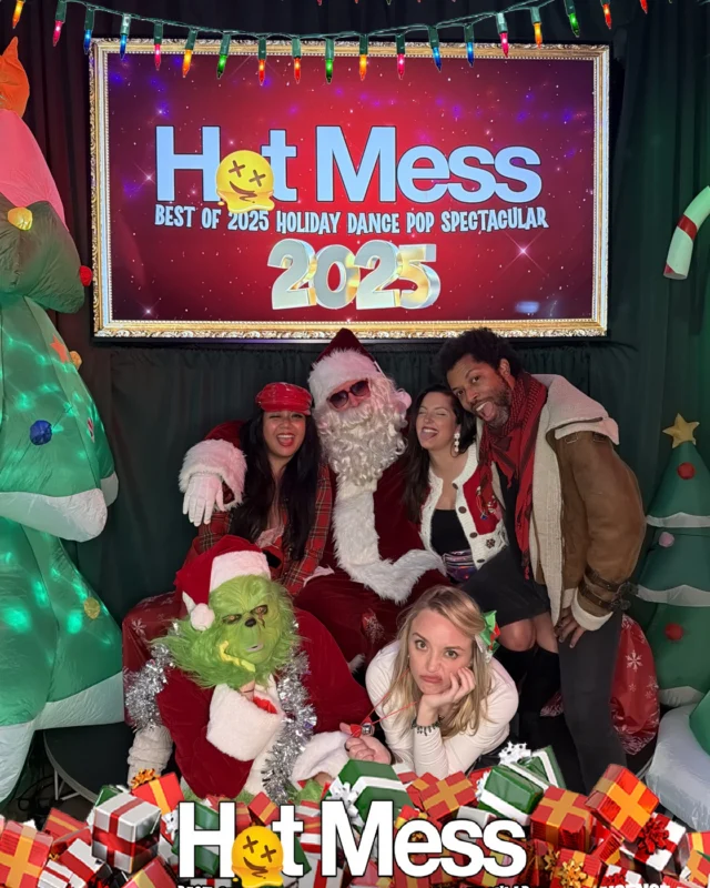 Hot Mess Best of 2025 Holiday Dance Pop Spectacular Santa Photos! Photo by The Grumpy Elf. LORE - December 6, 2025.