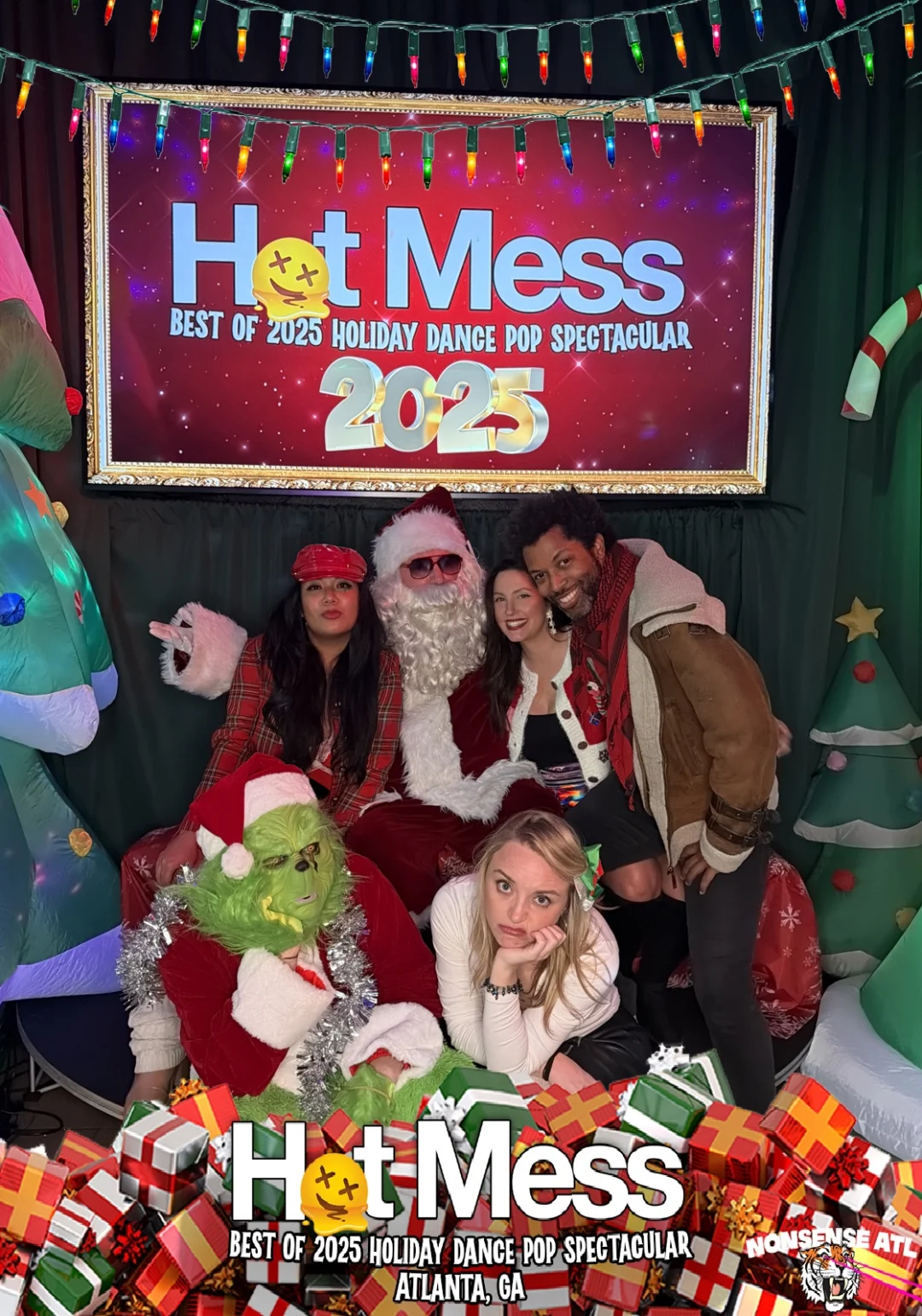 Hot Mess Best of 2025 Holiday Dance Pop Spectacular Santa Photos! Photo by The Grumpy Elf. LORE - December 6, 2025.