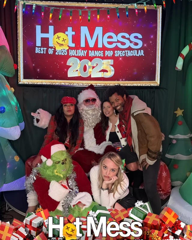 Hot Mess Best of 2025 Holiday Dance Pop Spectacular Santa Photos! Photo by The Grumpy Elf. LORE - December 6, 2025.