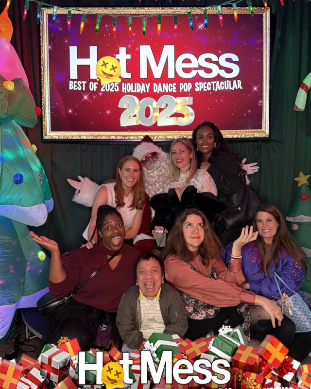 Hot Mess Best of 2025 Holiday Dance Pop Spectacular Santa Photos! Photo by The Grumpy Elf. LORE - December 6, 2025.