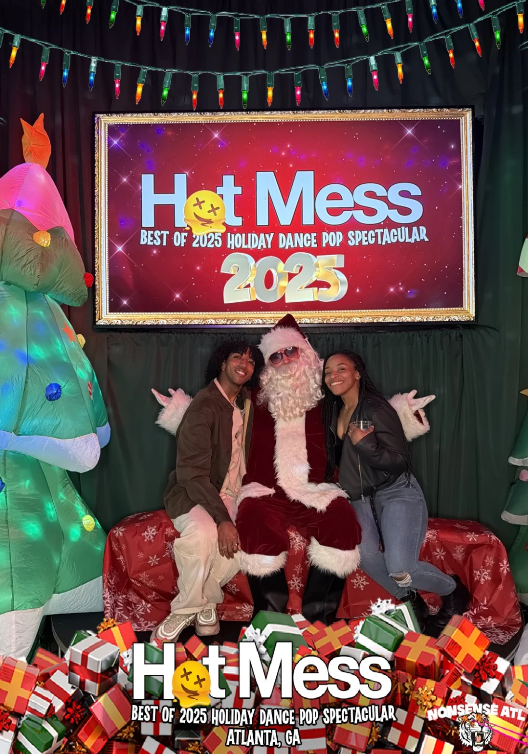 Hot Mess Best of 2025 Holiday Dance Pop Spectacular Santa Photos! Photo by The Grumpy Elf. LORE - December 6, 2025.