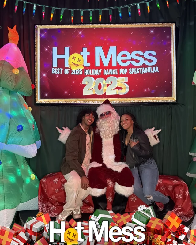 Hot Mess Best of 2025 Holiday Dance Pop Spectacular Santa Photos! Photo by The Grumpy Elf. LORE - December 6, 2025.