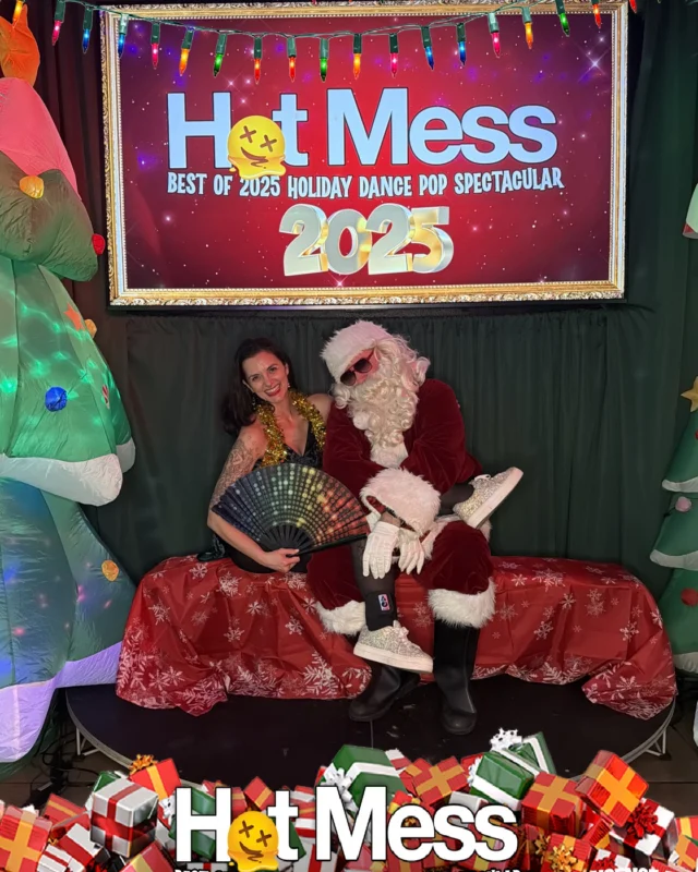 Hot Mess Best of 2025 Holiday Dance Pop Spectacular Santa Photos! Photo by The Grumpy Elf. LORE - December 6, 2025.