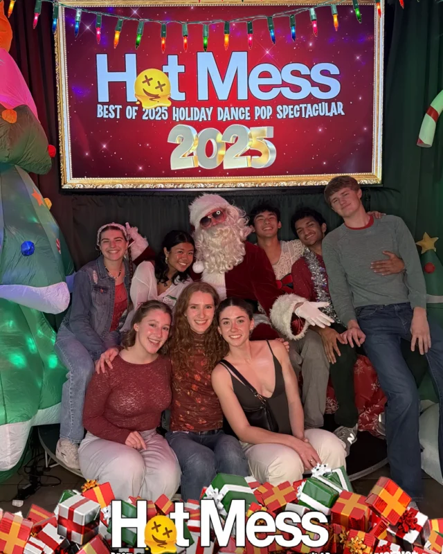 Hot Mess Best of 2025 Holiday Dance Pop Spectacular Santa Photos! Photo by The Grumpy Elf. LORE - December 6, 2025.