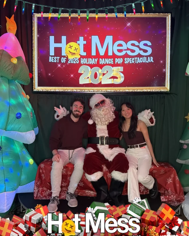 Hot Mess Best of 2025 Holiday Dance Pop Spectacular Santa Photos! Photo by The Grumpy Elf. LORE - December 6, 2025.