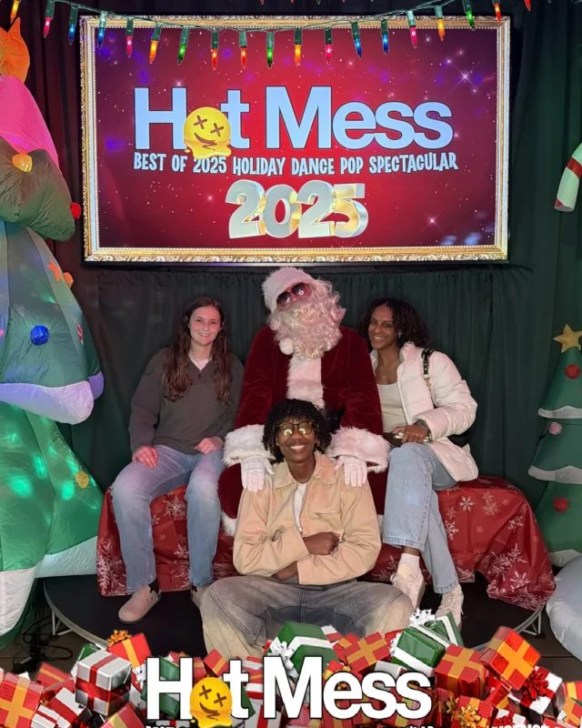 Hot Mess Best of 2025 Holiday Dance Pop Spectacular Santa Photos! Photo by The Grumpy Elf. LORE - December 6, 2025.