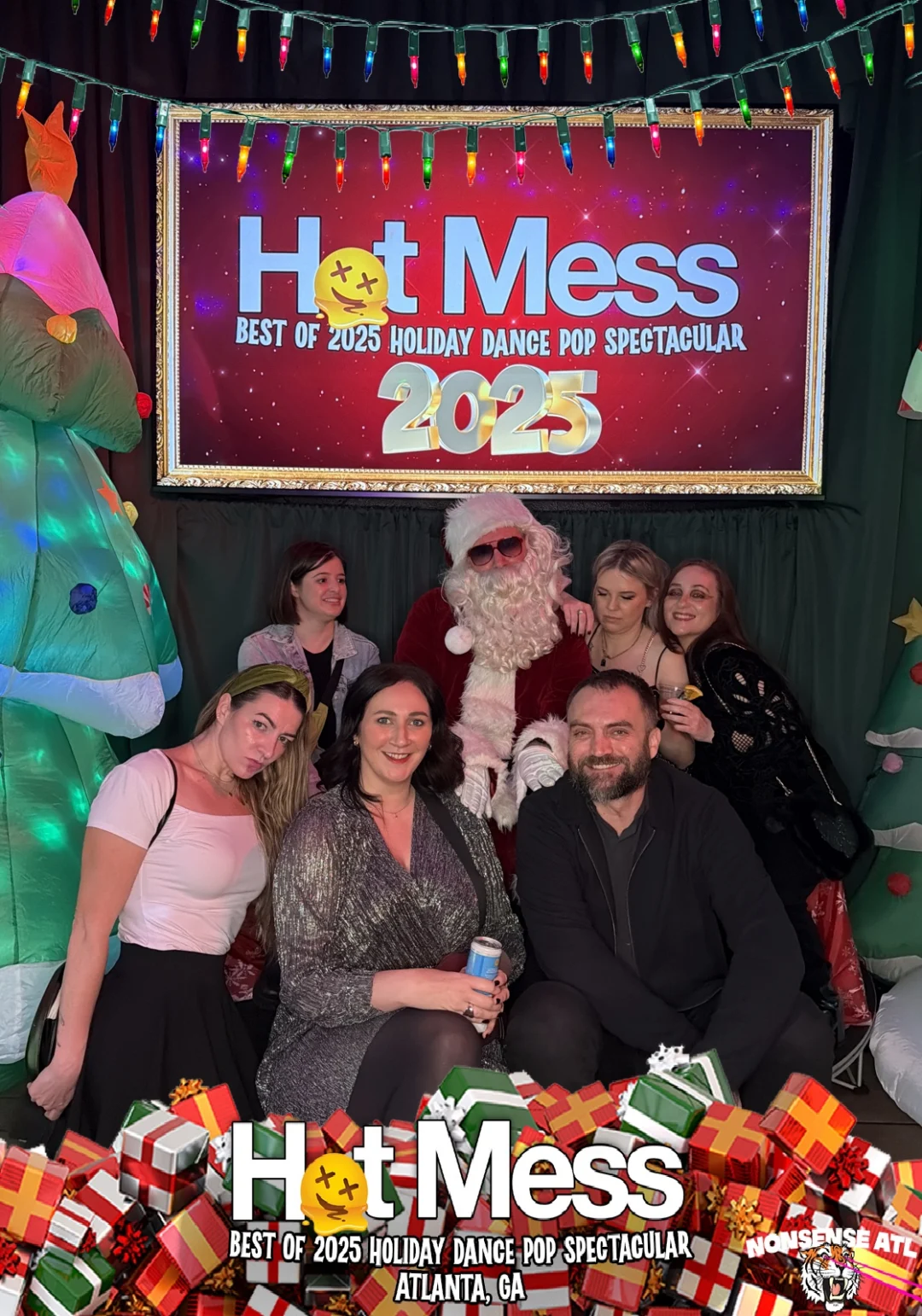 Hot Mess Best of 2025 Holiday Dance Pop Spectacular Santa Photos! Photo by The Grumpy Elf. LORE - December 6, 2025.