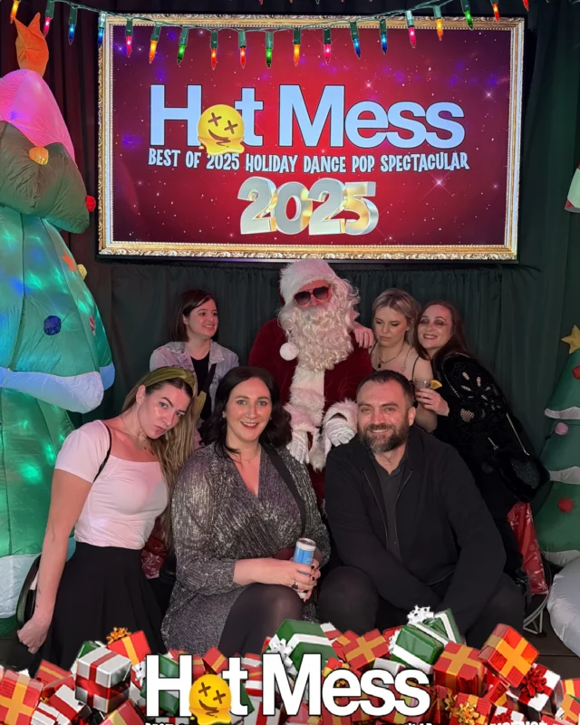 Hot Mess Best of 2025 Holiday Dance Pop Spectacular Santa Photos! Photo by The Grumpy Elf. LORE - December 6, 2025.