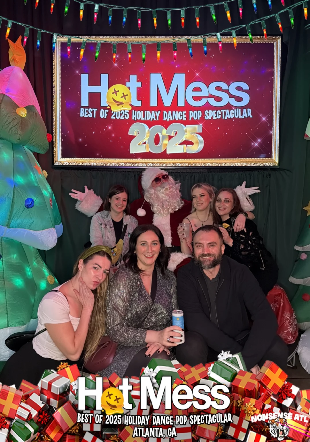 Hot Mess Best of 2025 Holiday Dance Pop Spectacular Santa Photos! Photo by The Grumpy Elf. LORE - December 6, 2025.