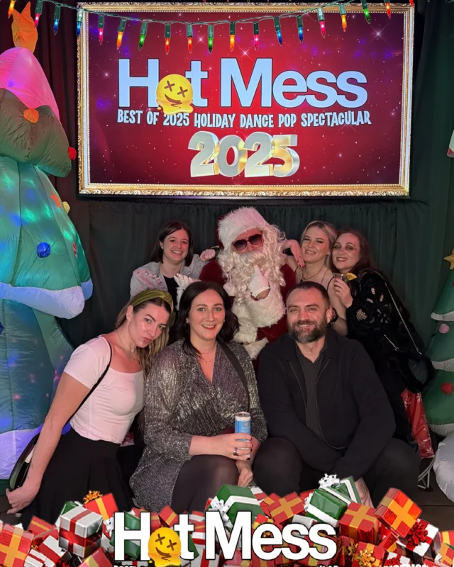 Hot Mess Best of 2025 Holiday Dance Pop Spectacular Santa Photos! Photo by The Grumpy Elf. LORE - December 6, 2025.