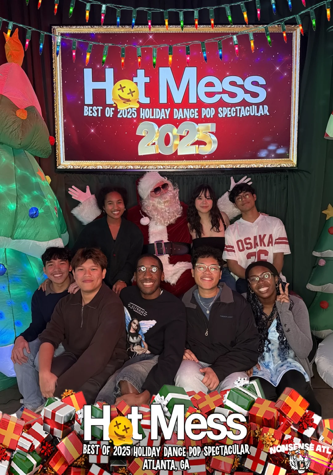 Hot Mess Best of 2025 Holiday Dance Pop Spectacular Santa Photos! Photo by The Grumpy Elf. LORE - December 6, 2025.