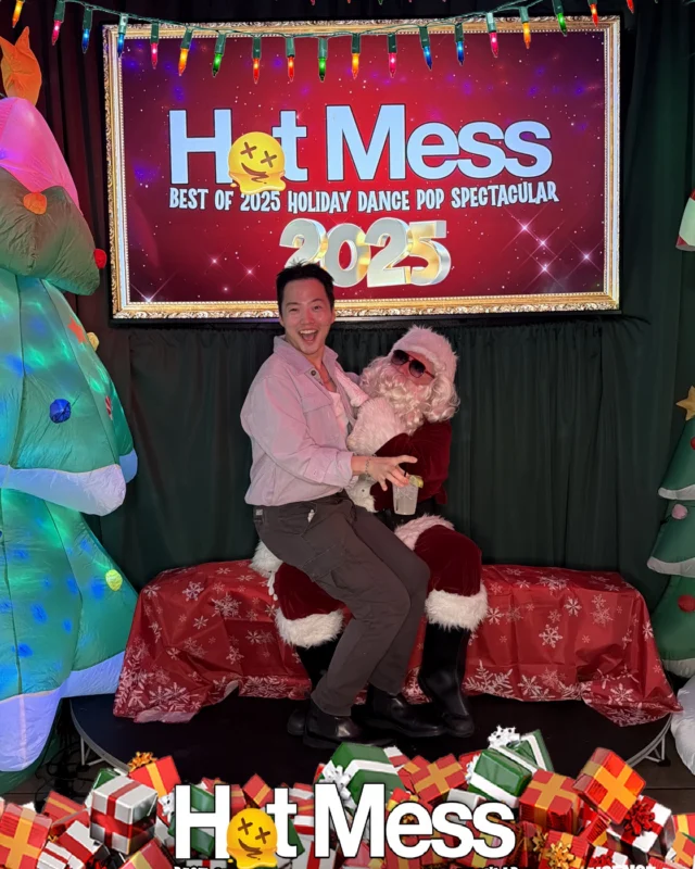 Hot Mess Best of 2025 Holiday Dance Pop Spectacular Santa Photos! Photo by The Grumpy Elf. LORE - December 6, 2025.