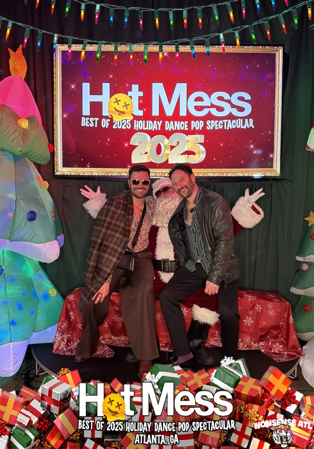 Hot Mess Best of 2025 Holiday Dance Pop Spectacular Santa Photos! Photo by The Grumpy Elf. LORE - December 6, 2025.