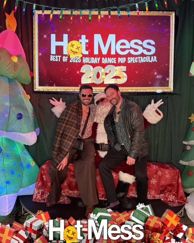 Hot Mess Best of 2025 Holiday Dance Pop Spectacular Santa Photos! Photo by The Grumpy Elf. LORE - December 6, 2025.