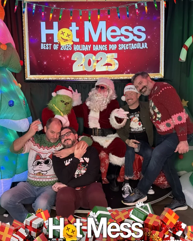 Hot Mess Best of 2025 Holiday Dance Pop Spectacular Santa Photos! Photo by The Grumpy Elf. LORE - December 6, 2025.