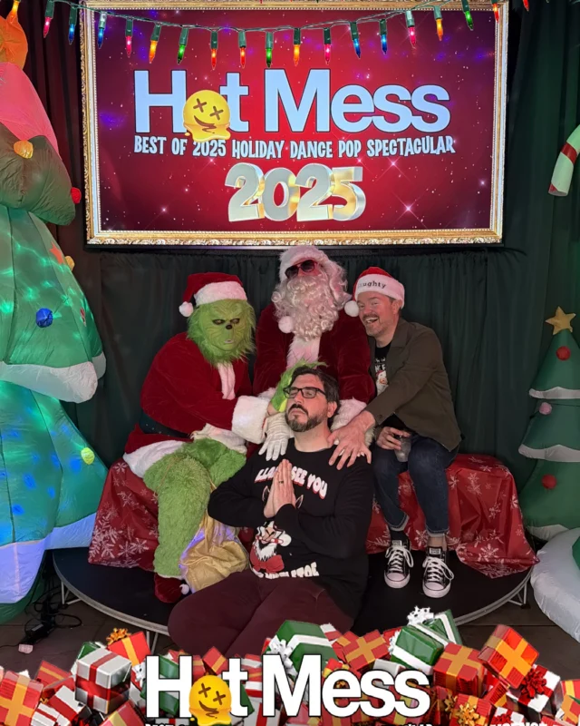 Hot Mess Best of 2025 Holiday Dance Pop Spectacular Santa Photos! Photo by The Grumpy Elf. LORE - December 6, 2025.