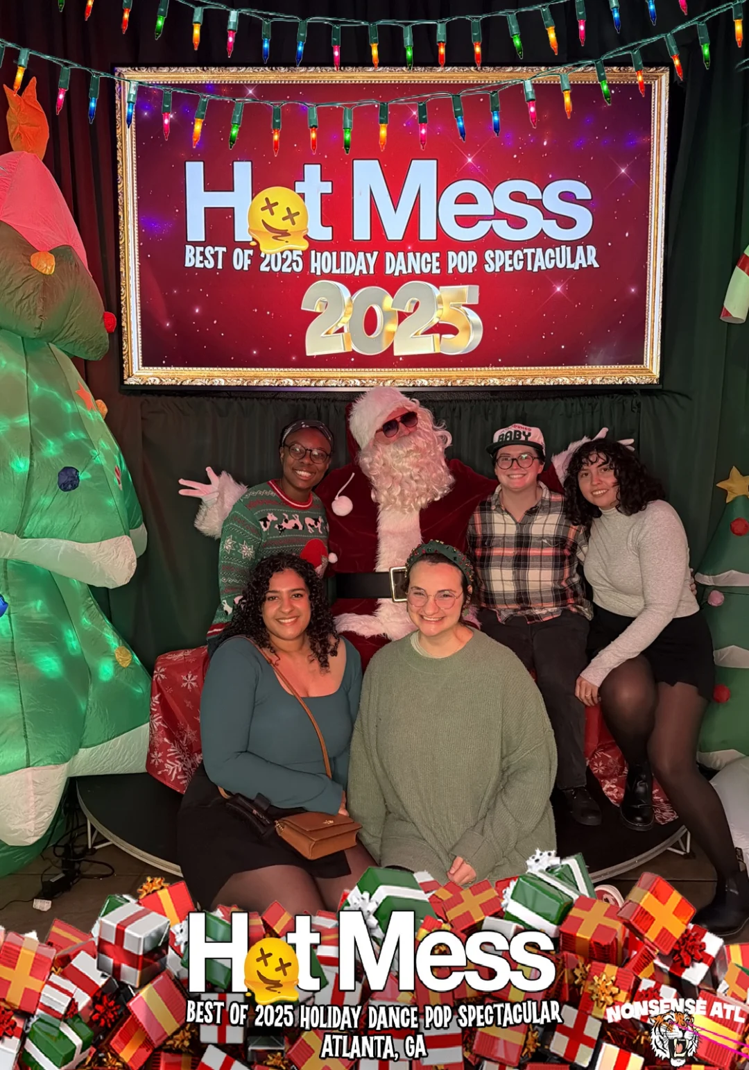 Hot Mess Best of 2025 Holiday Dance Pop Spectacular Santa Photos! Photo by The Grumpy Elf. LORE - December 6, 2025.