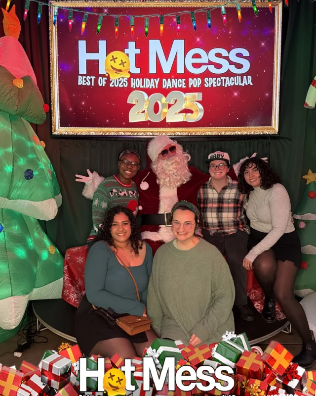 Hot Mess Best of 2025 Holiday Dance Pop Spectacular Santa Photos! Photo by The Grumpy Elf. LORE - December 6, 2025.