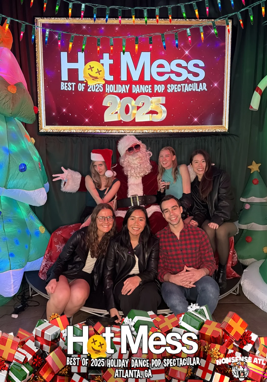 Hot Mess Best of 2025 Holiday Dance Pop Spectacular Santa Photos! Photo by The Grumpy Elf. LORE - December 6, 2025.