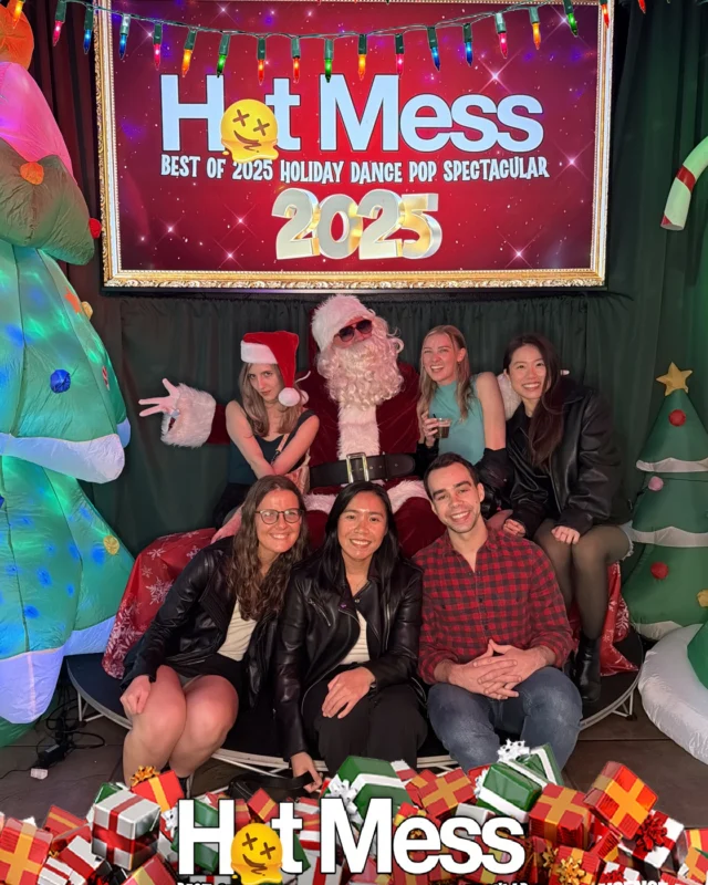 Hot Mess Best of 2025 Holiday Dance Pop Spectacular Santa Photos! Photo by The Grumpy Elf. LORE - December 6, 2025.