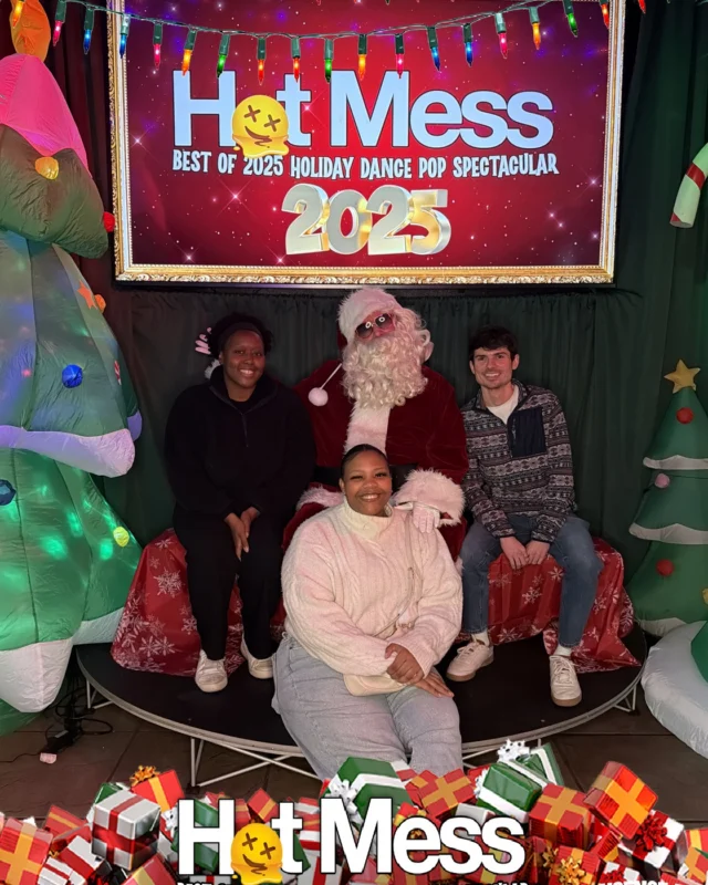 Hot Mess Best of 2025 Holiday Dance Pop Spectacular Santa Photos! Photo by The Grumpy Elf. LORE - December 6, 2025.