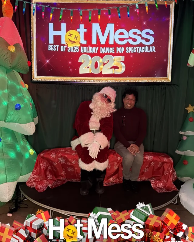 Hot Mess Best of 2025 Holiday Dance Pop Spectacular Santa Photos! Photo by The Grumpy Elf. LORE - December 6, 2025.