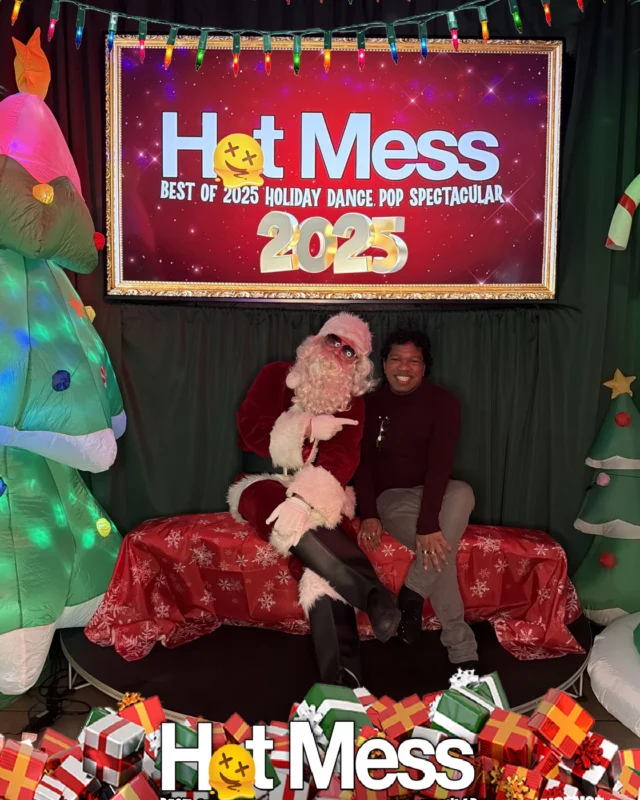 Hot Mess Best of 2025 Holiday Dance Pop Spectacular Santa Photos! Photo by The Grumpy Elf. LORE - December 6, 2025.