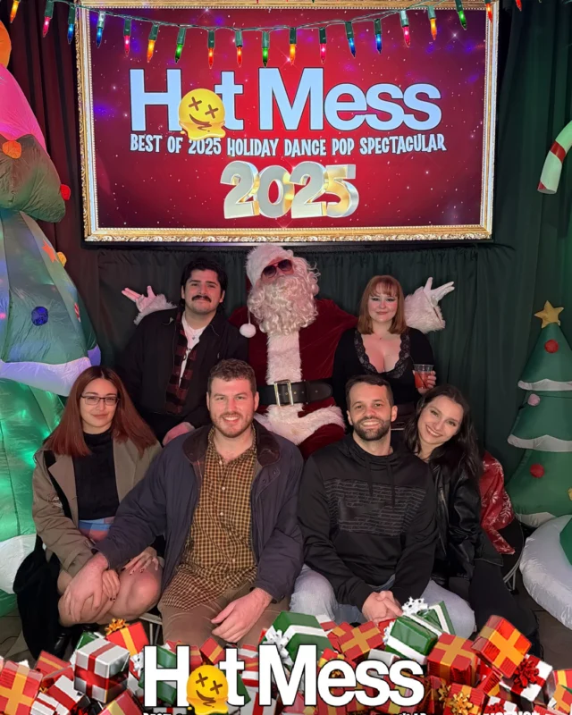 Hot Mess Best of 2025 Holiday Dance Pop Spectacular Santa Photos! Photo by The Grumpy Elf. LORE - December 6, 2025.