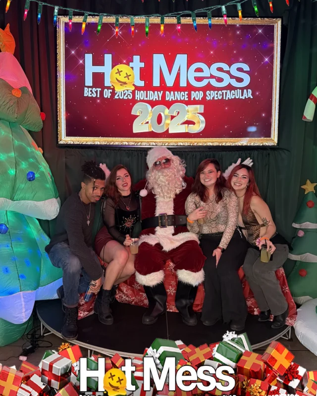 Hot Mess Best of 2025 Holiday Dance Pop Spectacular Santa Photos! Photo by The Grumpy Elf. LORE - December 6, 2025.