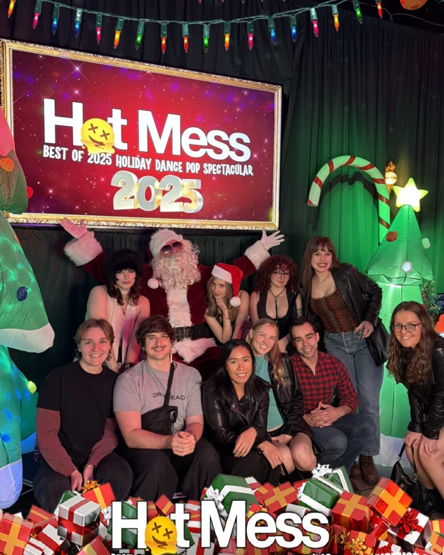 Hot Mess Best of 2025 Holiday Dance Pop Spectacular Santa Photos! Photo by The Grumpy Elf. LORE - December 6, 2025.
