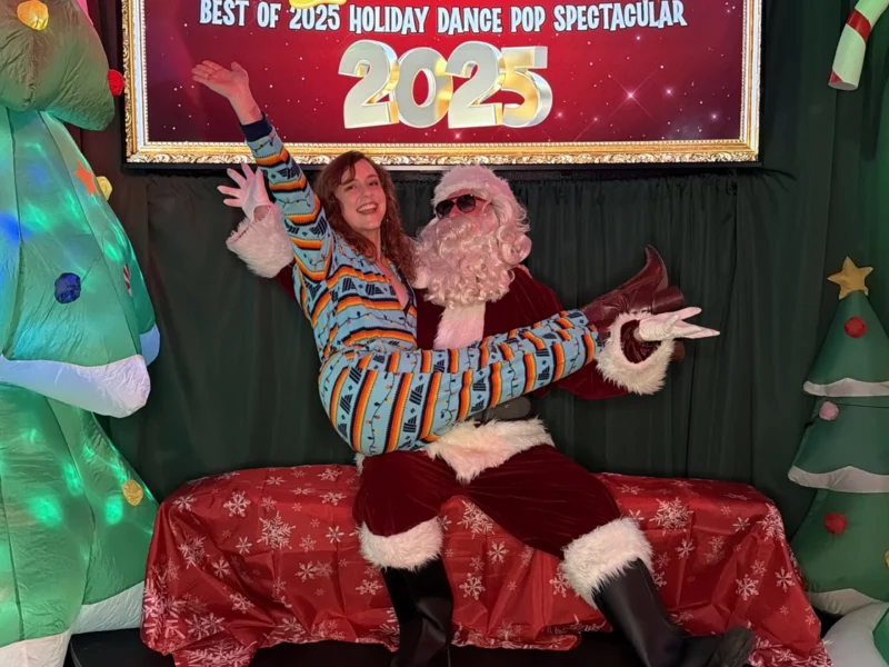 Hot Mess Best of 2025 Holiday Dance Pop Spectacular Santa Photos! Photo by The Grumpy Elf. LORE - December 6, 2025.