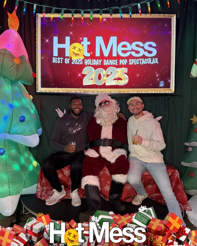 Hot Mess Best of 2025 Holiday Dance Pop Spectacular Santa Photos! Photo by The Grumpy Elf. LORE - December 6, 2025.