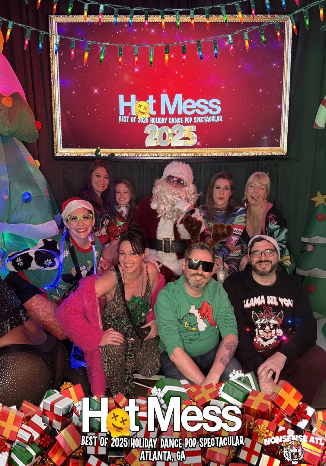 Hot Mess Best of 2025 Holiday Dance Pop Spectacular Santa Photos! Photo by The Grumpy Elf. LORE - December 6, 2025.