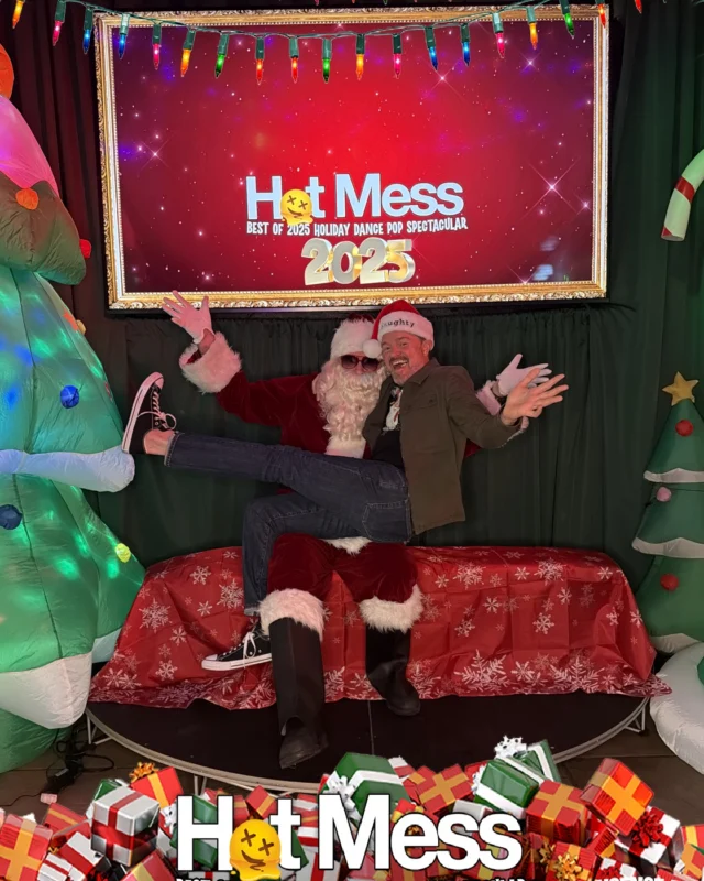 Hot Mess Best of 2025 Holiday Dance Pop Spectacular Santa Photos! Photo by The Grumpy Elf. LORE - December 6, 2025.