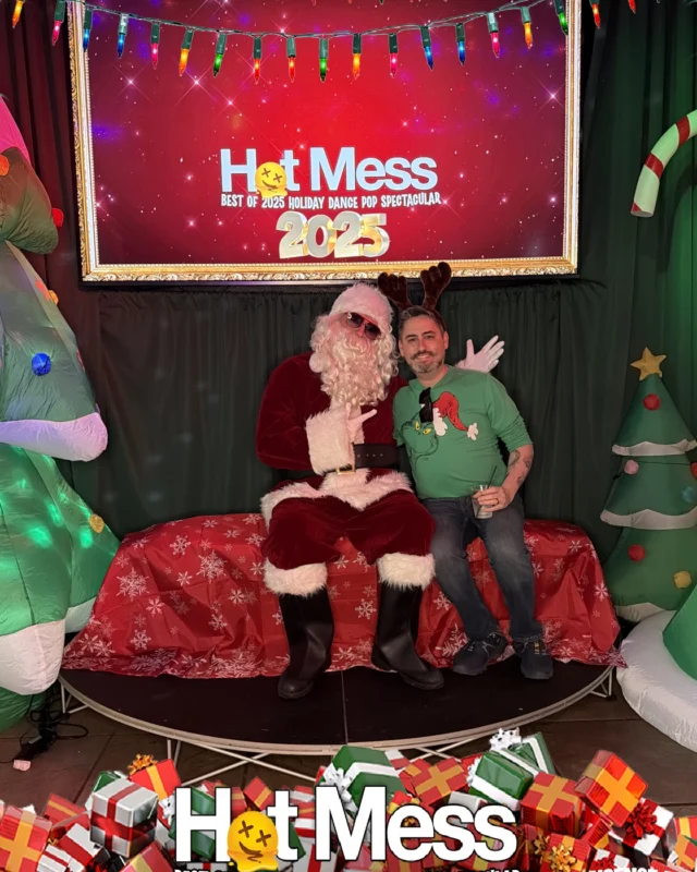 Hot Mess Best of 2025 Holiday Dance Pop Spectacular Santa Photos! Photo by The Grumpy Elf. LORE - December 6, 2025.